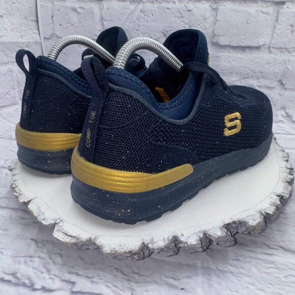 Skechers Women's Blue Bulkin Composite Toe Non Slip Work Safety Shoe Size 8.5 - Picture 8 of 13